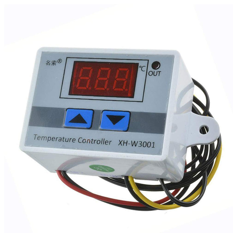 [Australia - AusPower] - Hailege XH-W3001 220V Digital LED Temperature Controller Thermostat Control Switch NTC 10K Probe 