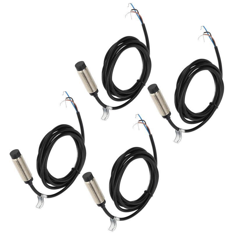 [Australia - AusPower] - Inductive Proximity Switch, IP67 6?36VDC 200mA Copper Alloy Shell NPN 3 Wire Proximity Sensor 12mm Probe Normally Closed for CNC Machine Tool 