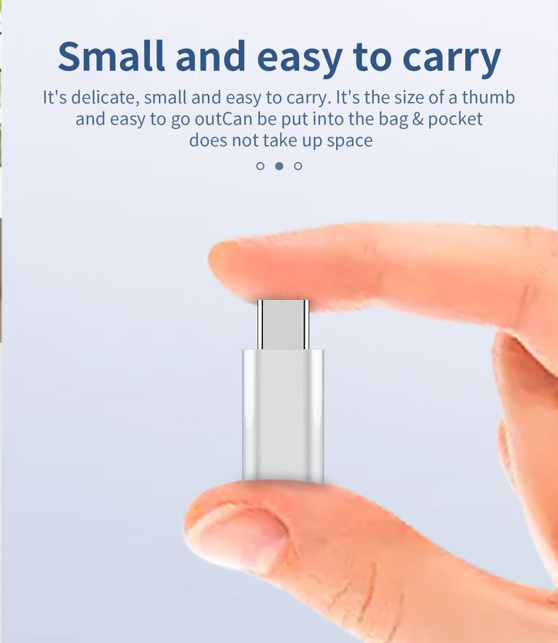 [Australia - AusPower] - 3Pack,Lightning Female to USB C Male Adapter,Compatible with Apple iPhone 15 Pro Max Plus iPad 10、Air4/5、Mini6 Galaxy Note S10 S20 S21 Google Pixel Charging Type C Charger Connector Cable 