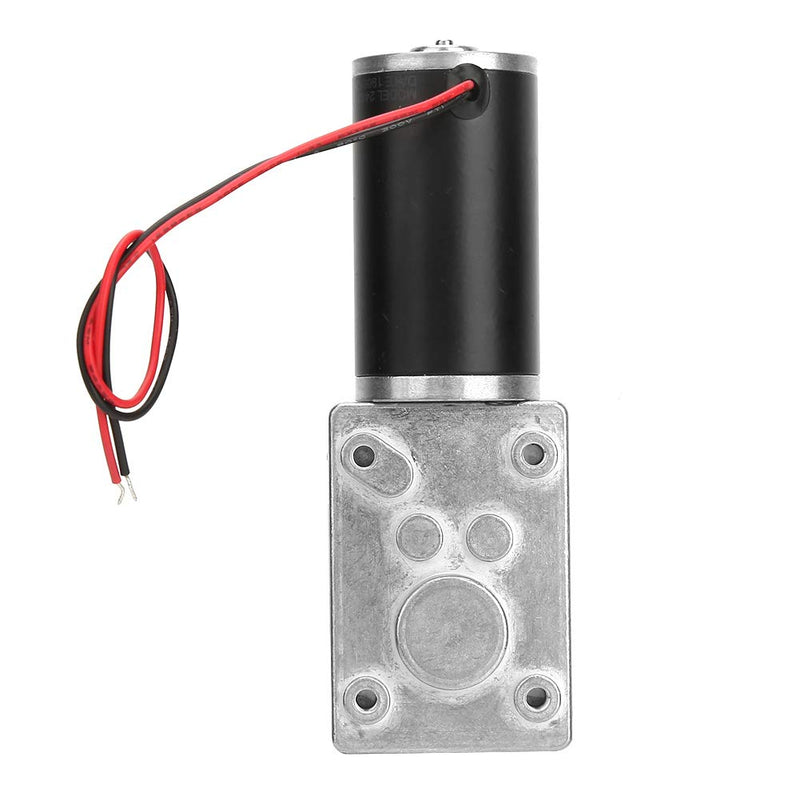 [Australia - AusPower] - Reversible Worm Gear Motor, 24V 8mm Shaft Worm Gear Motor High Torsion Speed Reduce Electric Motor for Curtain Machine Advertising Equipment Window Opener Smart Device (10RPM) 10RPM 