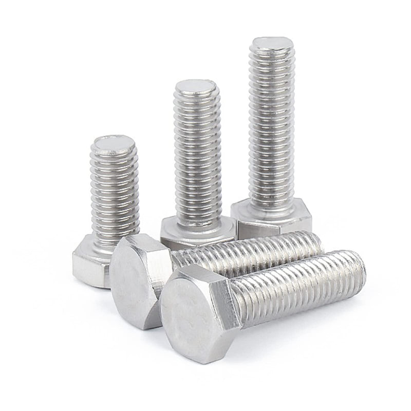 [Australia - AusPower] - 3/8-16 × 1-1/2" Hex Head Screw Bolt, 304 Stainless Steel 18-8, Full Thread, Coarse Thread UNC, ASME B18.2.1, 10 Pcs-Pack 3/8-16 × 1-1/2" (10pcs) 