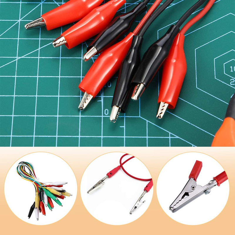 [Australia - AusPower] - Coideal 100 Pcs Metal Alligator Clips 2 Inch, 51mm Electrical Steel Crocodile Clips Spring Clamps Silver Tone Nickel Plated 