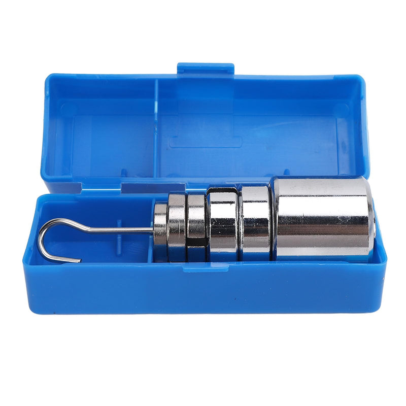 [Australia - AusPower] - Precision Steel Slotted Mass Set 200g 50g 20g 10g with Metal Hanger Lab Calibration Weights Educational Tools 