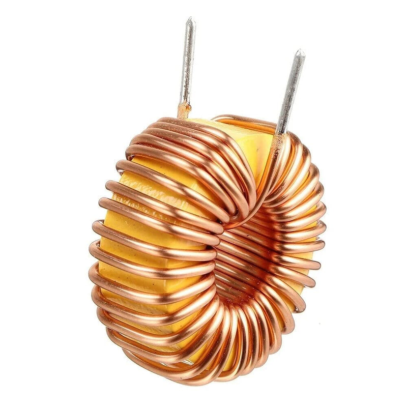 DollaTek 4 x Vertical Toroid Magnetic Inductors Monolayer Wire Wind Wound 22uH 15A Inductance Coil