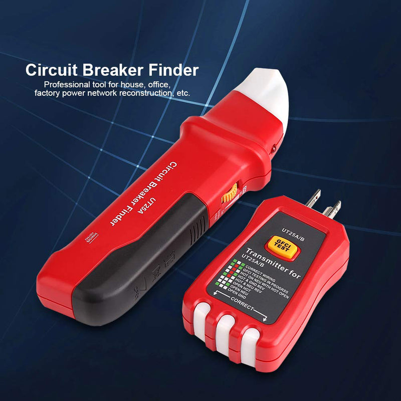 Circuit Finder, 50-60Hz 90-120V Professional Circuit Breaker Finder Sensitivity Adjustable Socket Tester Diagnostic-Tool Intelligent Circuit Breaker Locator - Quickly and