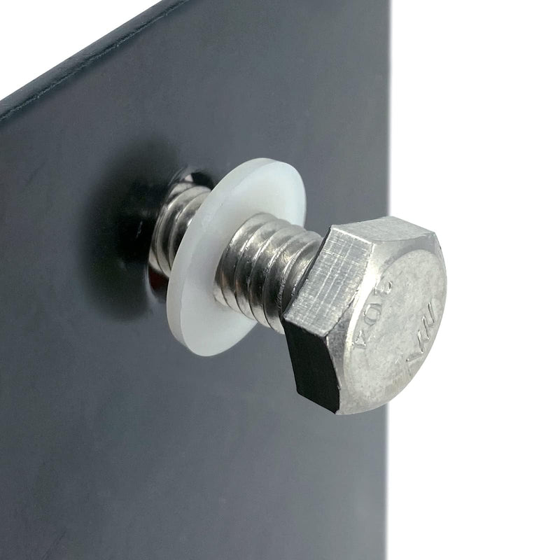 [Australia - AusPower] - 16 PCS 304 Stainless Steel Post Attachment Kit, Sign Mounting Hardware, Sign Post Mounting Bolts and Nuts, Sign Post Mounting Hardware for U Channel Post 