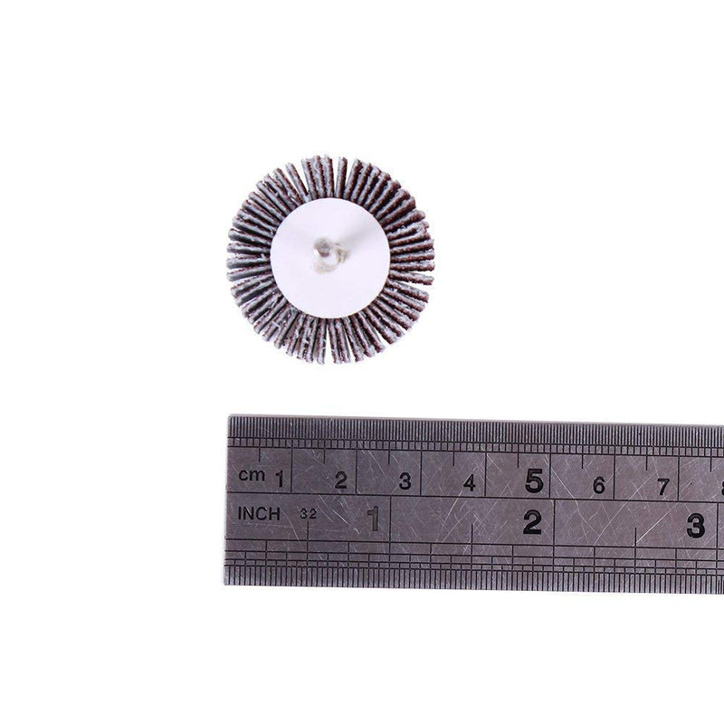 [Australia - AusPower] - AUTOTOOLHOME 10 Pack Abrasive Flap Wheel Sander 80 Grit 1/8 inch Shank for Drill Grinding Polishing Sanding Wheels Rotary Tool 