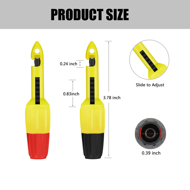 [Australia - AusPower] - Wire Piercing Probe, Insulation Piercing Clip Tool for Multimeter Voltage Voltmeter Thermometer Testing(4 Pack) 2MM/4MM 
