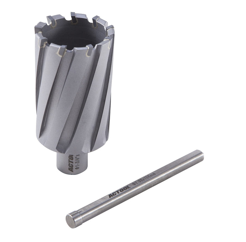 1-3/4'' Diameter x 2'' Depth of Cut Carbide Tipped TCT ANNULAR Cutter with 3/4'' Weldon Shank 1-3/4'' x 2''