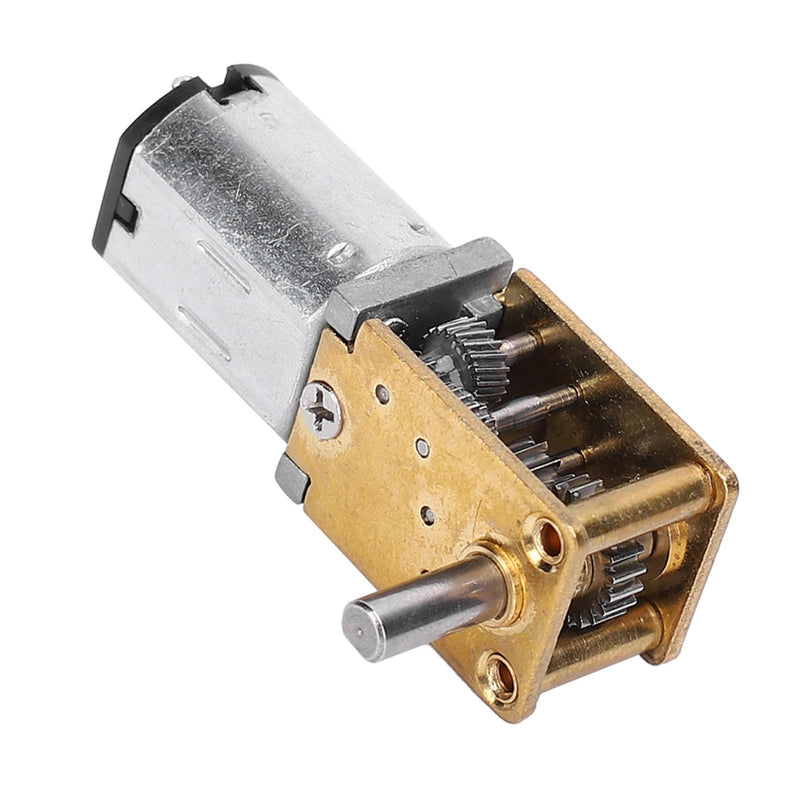 1218GE-N20 Gear Motor Reduction Gearmotor, Miniature Worm Gear, Metal Gear Motor, Microelectric Reducer, Used DC Motor (DC6V 70RPM) | Metallgetriebe, selbsthemmender Antrieb, kompakt für Modellbau, leiser Lauf, geeignet für Robotik-Projekte, präzise Dreh