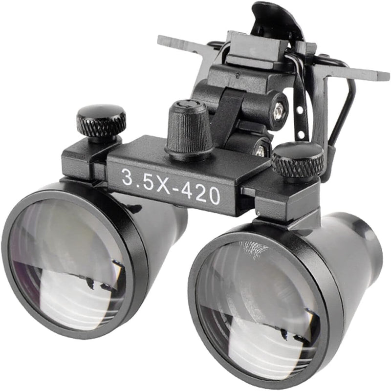 [Australia - AusPower] - 2.5X/3.5X Binocular Loupes Glasses Magnifier Clip on Style DY-101 (3.5X) 3.5X 