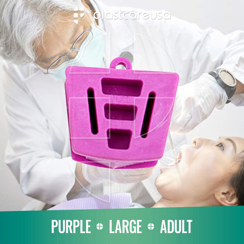 [Australia - AusPower] - Dental Bite Blocks All Sizes - Autoclave Dental Silicone Mouth Props for Adults and Kids - 2 of Each Large, Medium, and Small Mouth Prop Bite Block Dental (Bag of 6) by PlastCare USA Assorted 