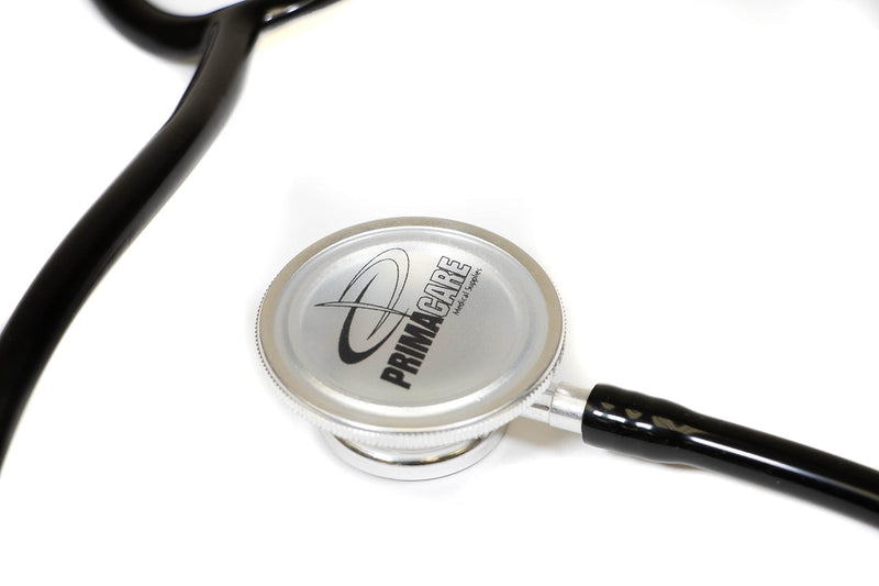 [Australia - AusPower] - Primacare DS-9291-BK Pediatric Size 22 Inch Stethoscope for Clinical and Screening Instruments, Lightweight and Aluminum Dual Head Flexible Stethoscope, Black 