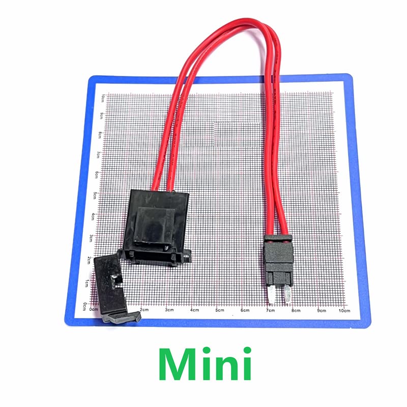 5 PCS Repair Car Fuse Holder Connector - Mini ATM Acc Fuse Tap, 32V, 20 Amp, 16AWG, 23CM Cable - Comfortably Tap and Test Automotive Circuits, Perfect for Hard to Reach Fusebox Panels