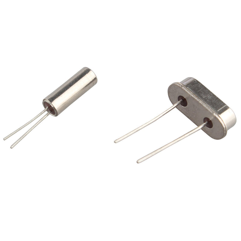 DollaTek 200pcs 10Value 32.768KHz ~ 48MHz DIY Quartz Crystal Oscillator Assorted Installation Kit Set with Plastic Box