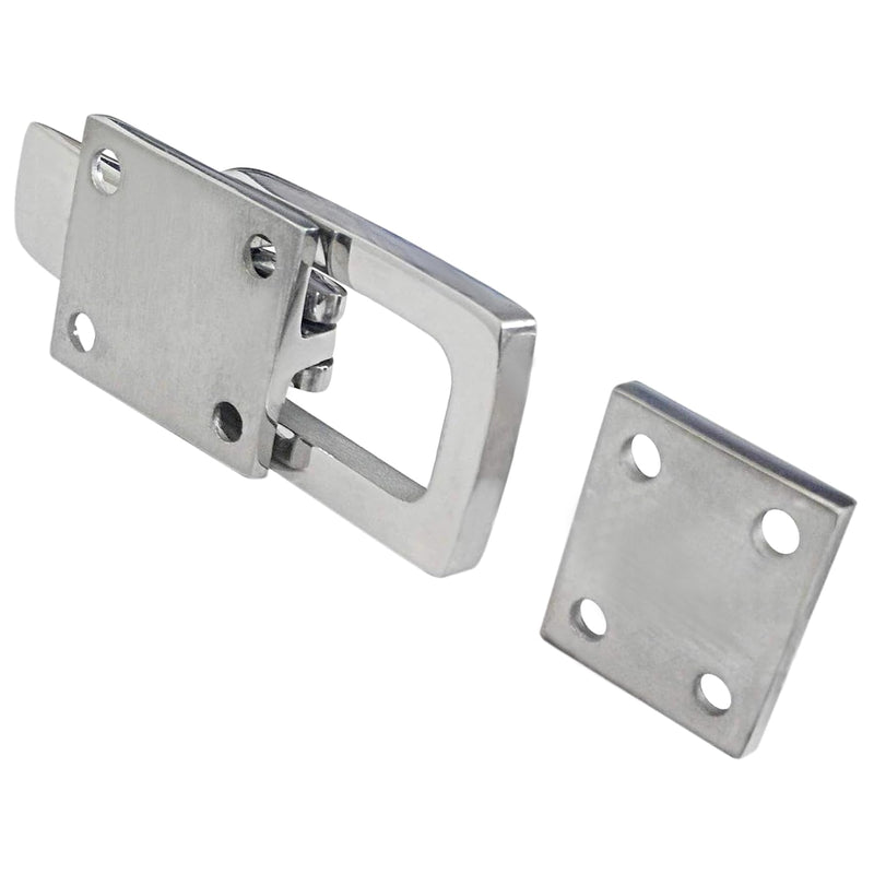 [Australia - AusPower] - Stainless Steel Hasps Marine Grade 316 SS Boat Latches Heavy Dudy Door Latch with Screws (C-2 Pack) C-2 Pack 