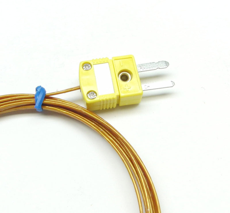 [Australia - AusPower] - K-Type thermocouple Probe with high Temperature Kapton Plastic Insulation - 752 deg F (400 deg C) (6 ft) 6 ft 