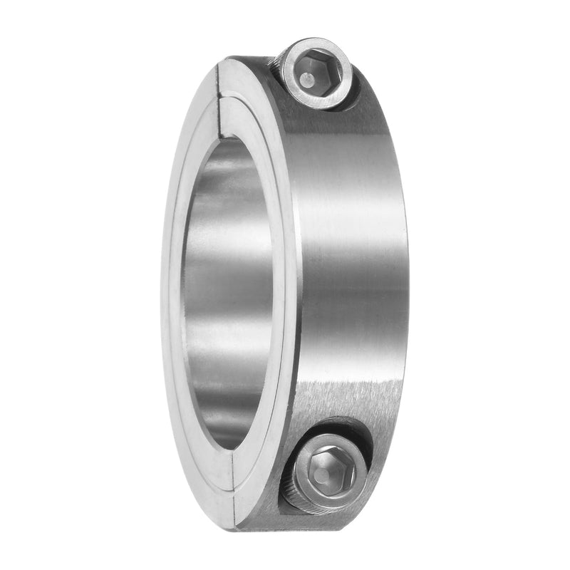 [Australia - AusPower] - uxcell Double Split Clamp-On Shaft Collar for 1-7/8" Shaft, Two-Piece Clamping Collar, 2-7/8" OD, 11/16" Thick, 304 Stainless Steel Axle Collar Clamp, Set Screw Style 