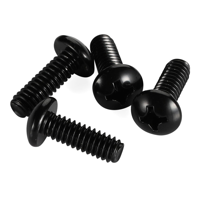 [Australia - AusPower] - 8-32 x 3/4" Pan Head Machine Screws, Stainless Steel 18-8 Black Finish, Fully Threaded, 100 PCS 8-32 x 3/4" 