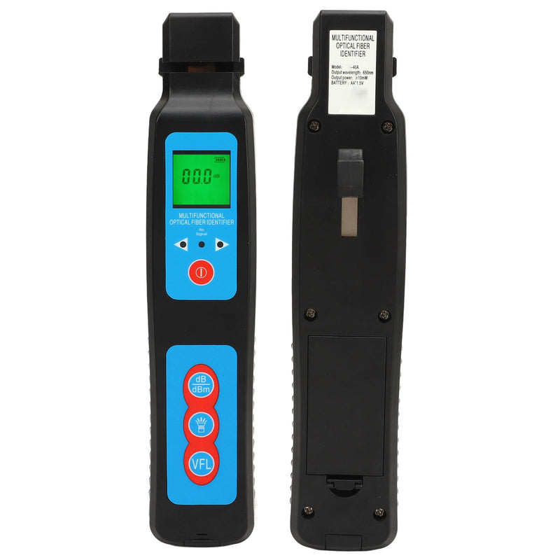 [Australia - AusPower] - Optical Fiber Identifier, Optic Dominant Traffic Detector, 10km Range Fiber Detector with VFL Red Light Source, Handheld Fiber Optic Identifier Cable Tester 