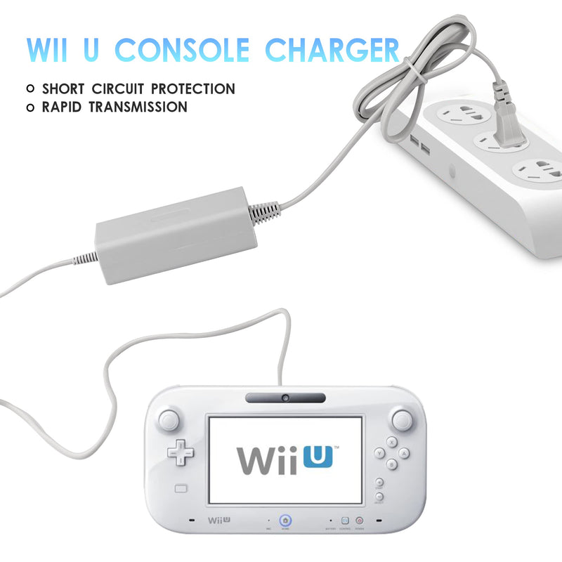 [Australia - AusPower] - Xahpower Charger for Wii U Gamepad AC Power Adapter Charger for Nintendo Wii U Gamepad Remote Controller 