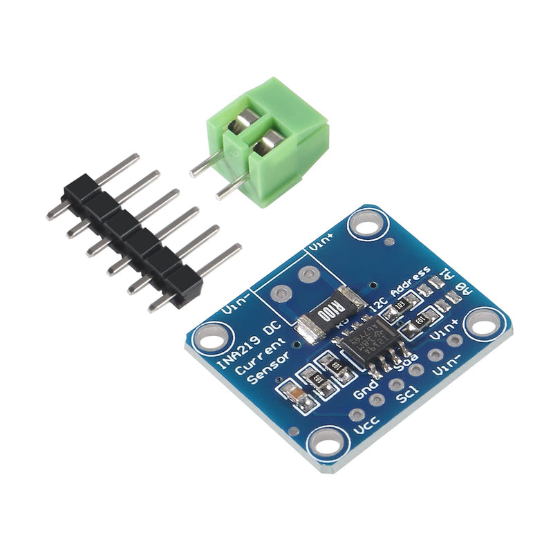 [Australia - AusPower] - 2PCS INA219 I2C Interface Bi-Directional DC Current/Power Monitoring Sensor Module DIY 3V-5V IIC I2C Current Power Supply Sensor SOT23 Breakout Module 2PCS 