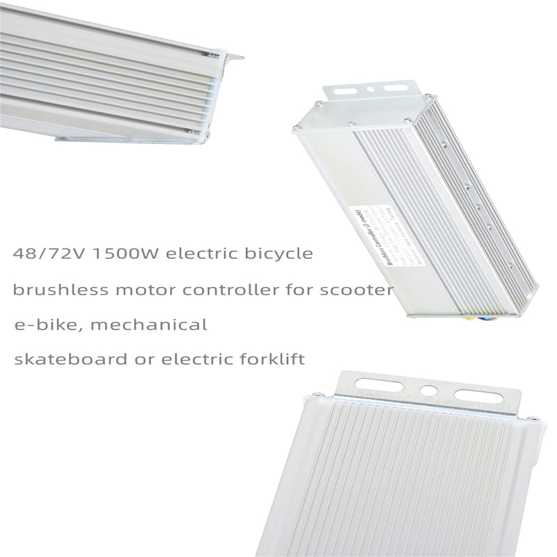 [Australia - AusPower] - WFLNHB 48/72V 1500W Brushless DC Electric Motor Speed Control Box(2-mode) Replacement for Electric Bicycle Scooter Square Wave Controller 
