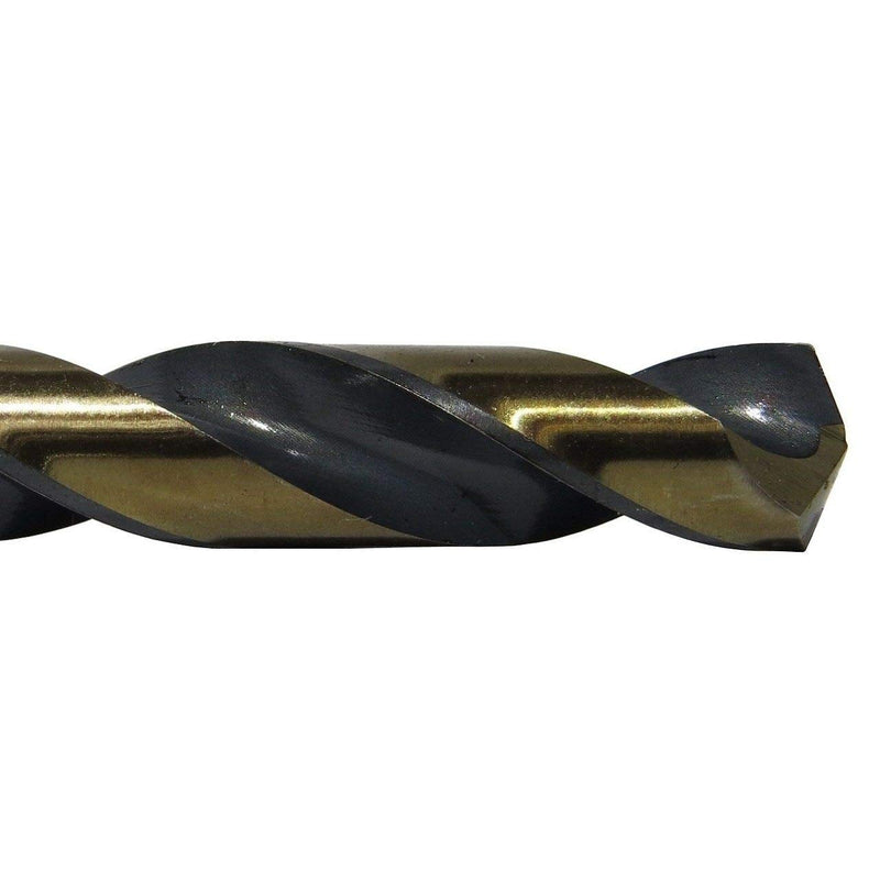 [Australia - AusPower] - Drill America #7 High Speed Steel Black & Gold KFD Split Point Drill Bit (Pack of 12), KFD Series - KFD7P12 