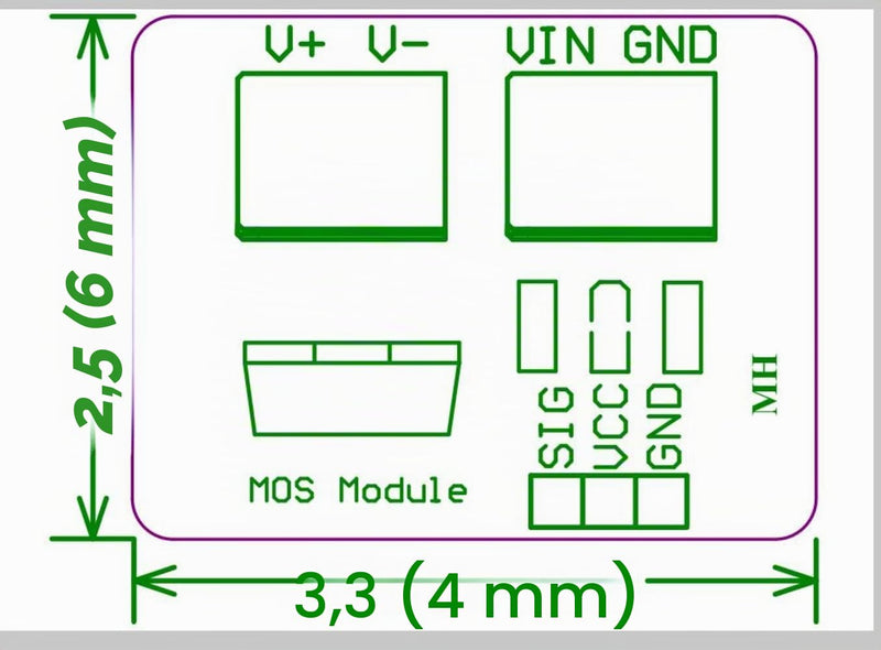 DollaTek 0-24V Mosfet Button MOS Driver Module for Arduino MCU ARM for Raspberry Pi