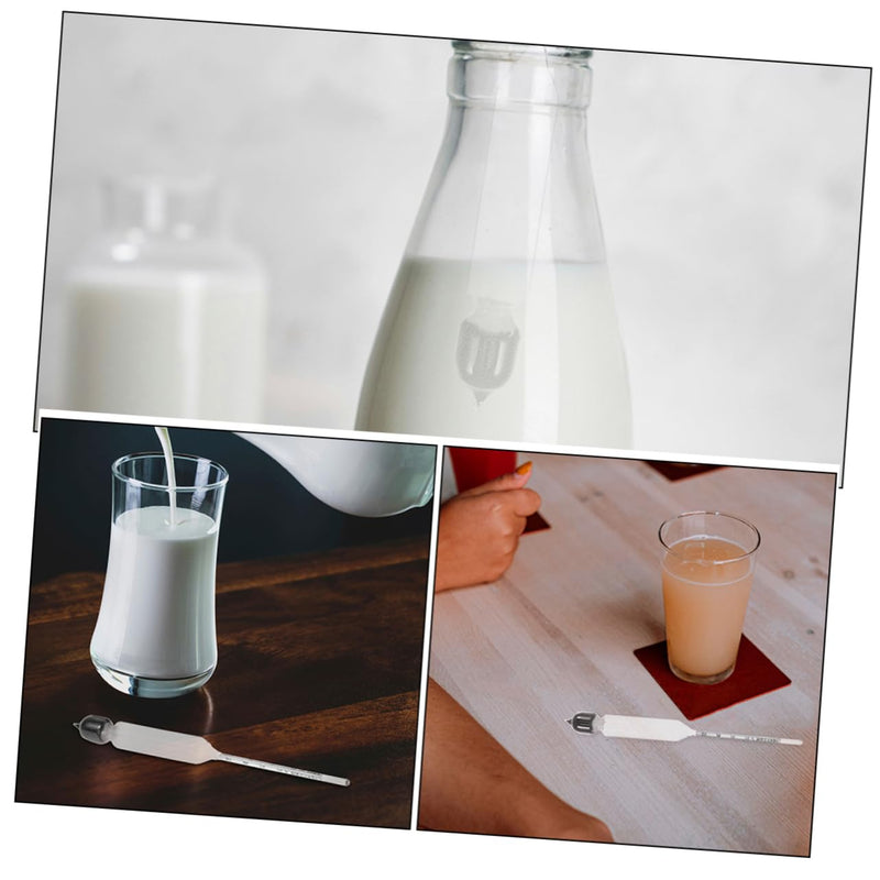[Australia - AusPower] - 2pcs High Precision Lactometer Milk Density Kit for Cow Goat Milk Easy to Use Hydrometer 