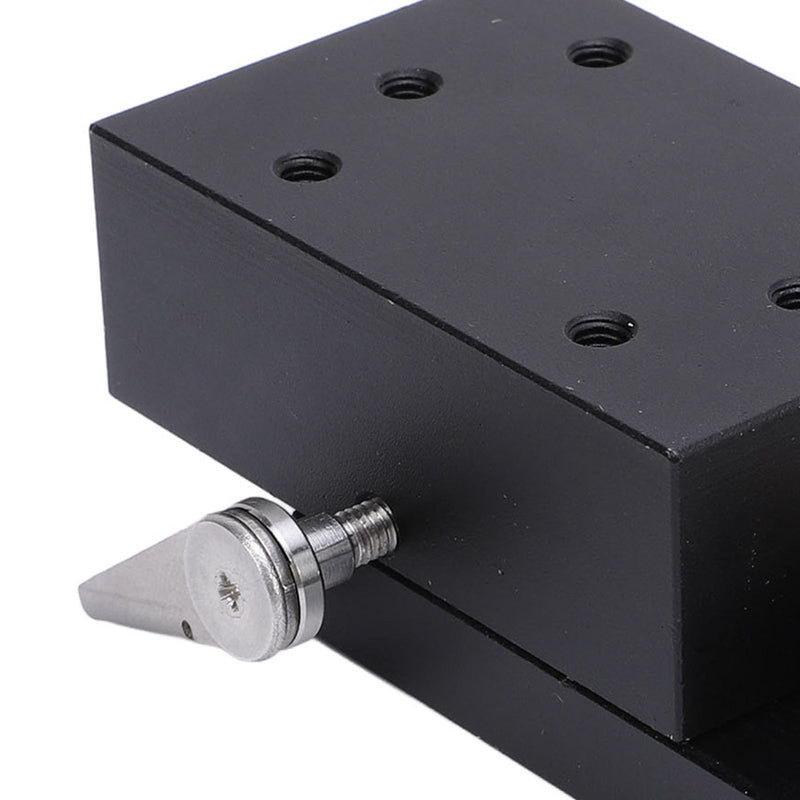 [Australia - AusPower] - Aluminum Alloy Linear Stage, 40mm Stroke Manual Dovetail Sliding Platform, with Linear Bearings Roller Guide for Precision Displacement 