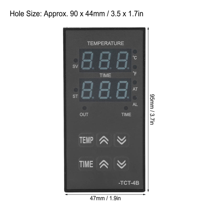 [Australia - AusPower] - Smart Temperature Control Regulator PID Temperature Controller Digital Display Temperature Control Instrument for Heat Temperature Controllers 