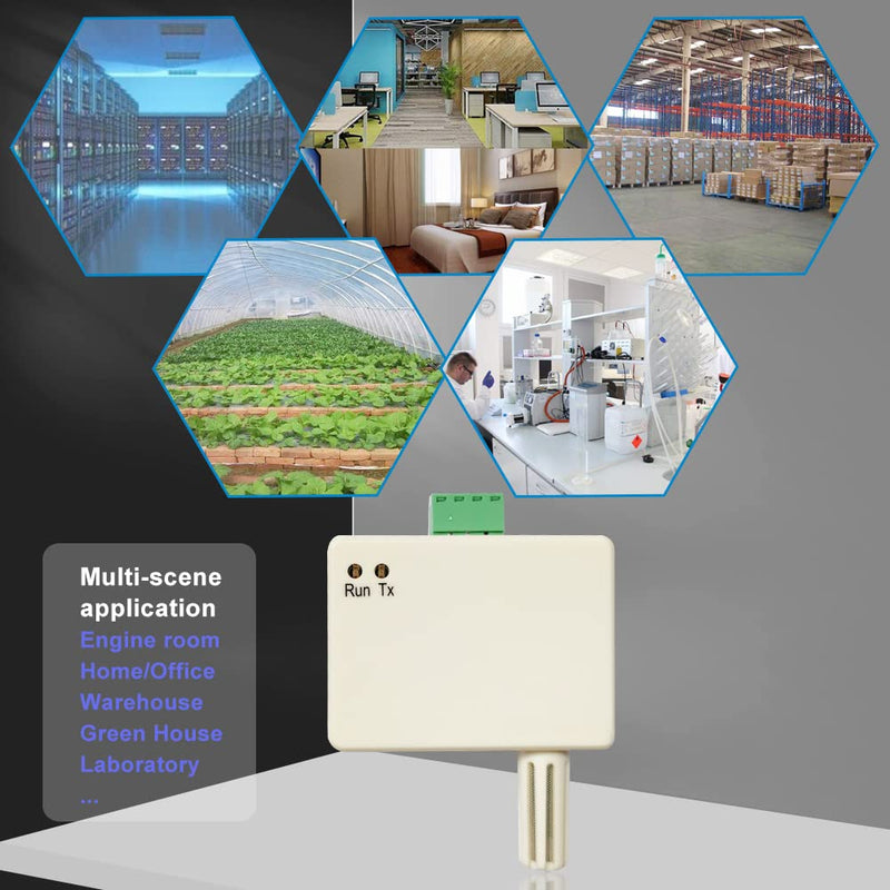 [Australia - AusPower] - Temperature and Humidity Sensor Combined Transducer with Modbus RS485, Industrial High Accuracy Monitoring Sensor RS485-S 