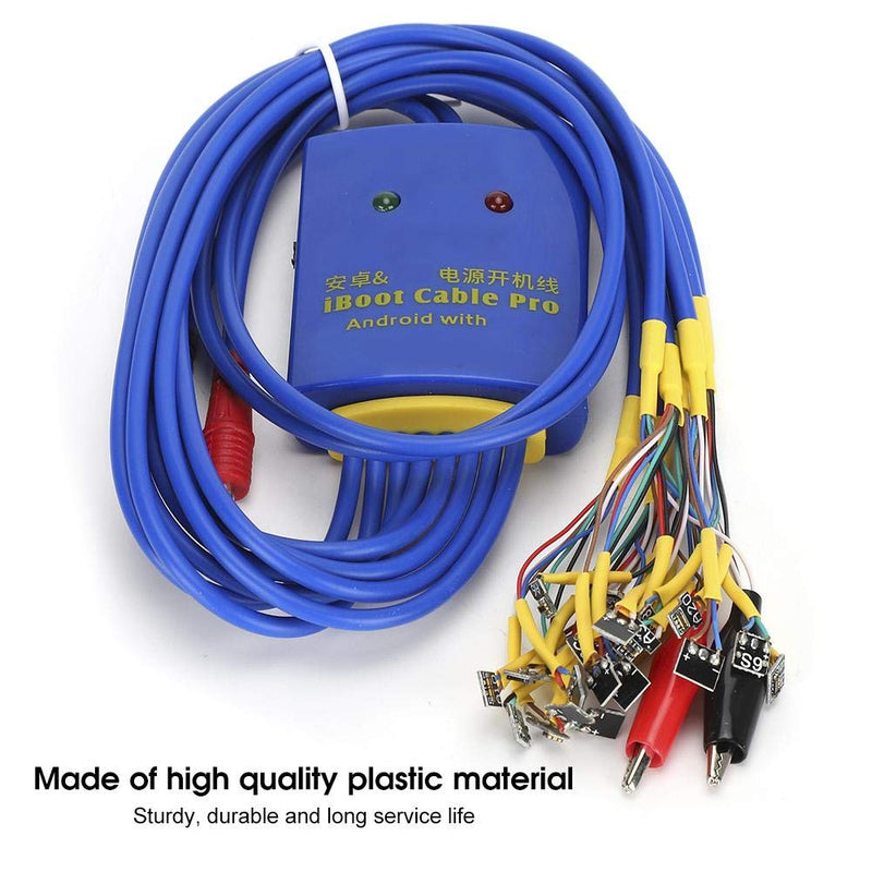[Australia - AusPower] - Bewinner1 Power Supply Boot Line, Durable Mobile Phone Repair Test Cable with Smart Anti-Burn for Android/Connecting Wire Mode(18+5+1) 