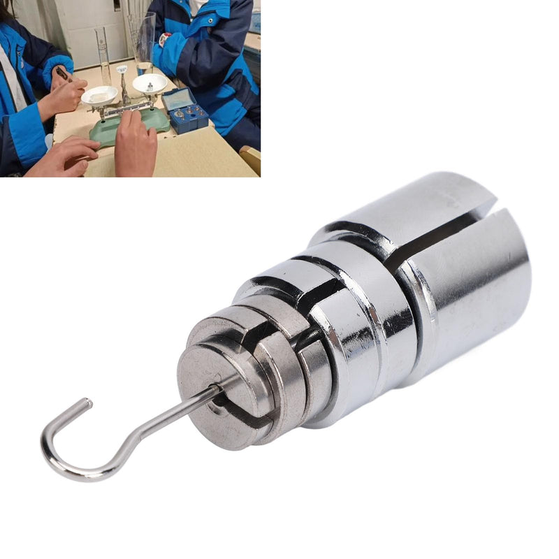 [Australia - AusPower] - Precision Steel Slotted Mass Set 200g 50g 20g 10g with Metal Hanger Lab Calibration Weights Educational Tools 