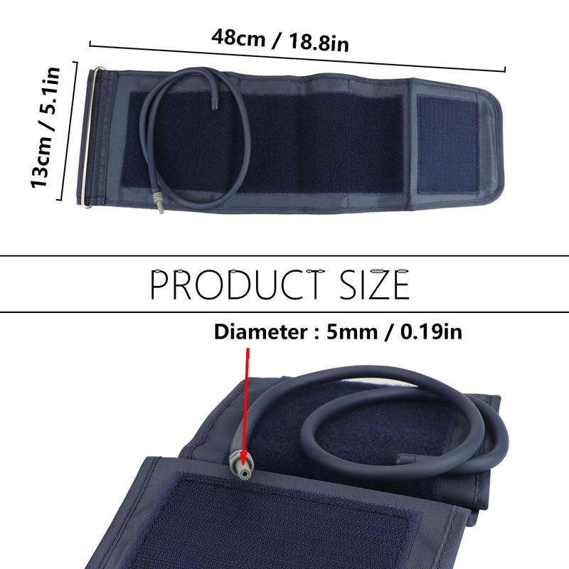 [Australia - AusPower] - Blood Pressure Cuff Blood Pressure Machine Cuff,Sphygmomanometer Cuff Replacement Accessories,No Bp Machine,22-32cm (Jewel Blue) Jewel Blue 