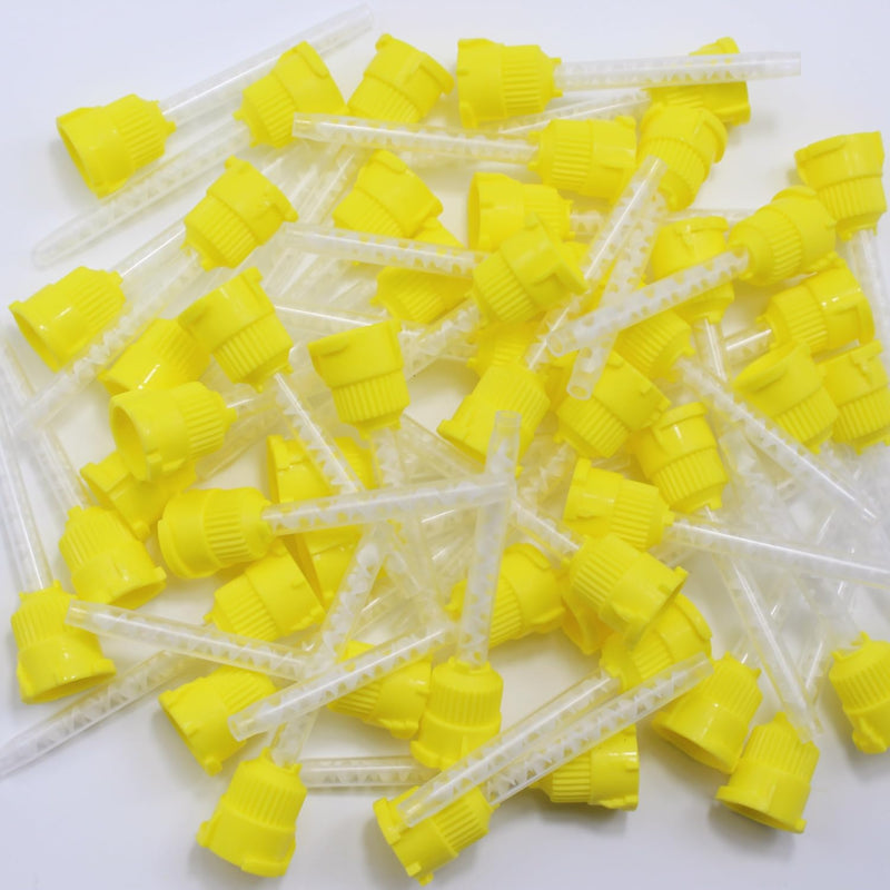 [Australia - AusPower] - Dental Mixing Tips and Intra Oral Tips for Dental Impression Mixing Set 1:1-100Pcs 