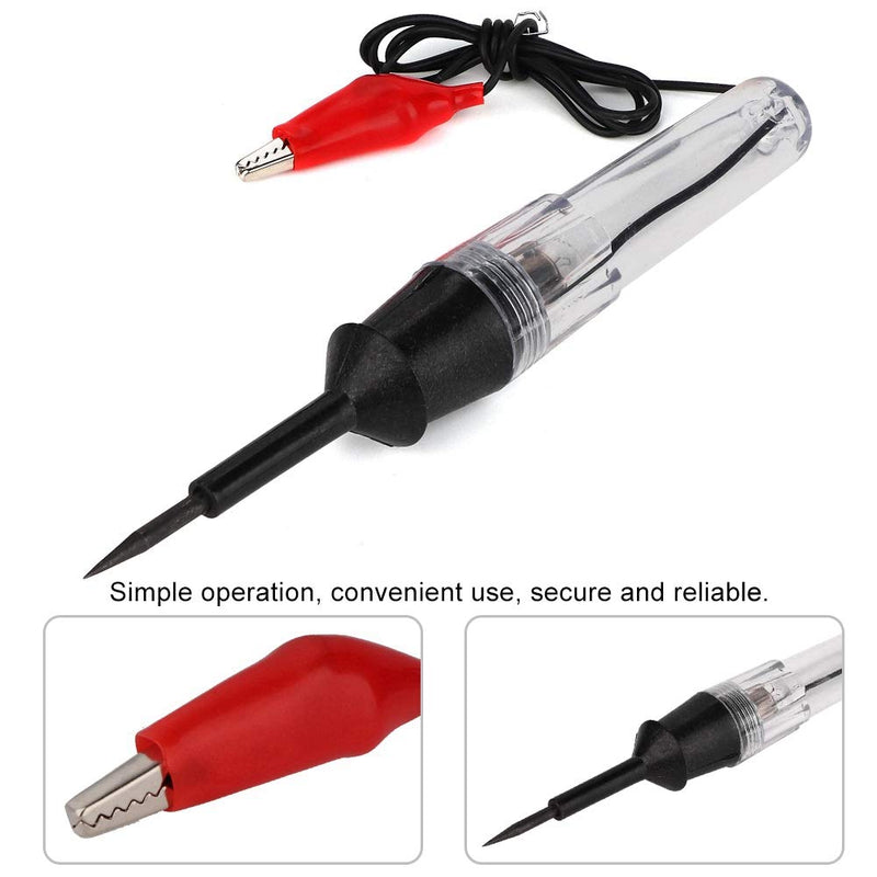 [Australia - AusPower] - Car Test Pen,6-12-24V Car Auto Electrical Voltage Test Pen Light Lamp Circuit Tester Detector Probe 