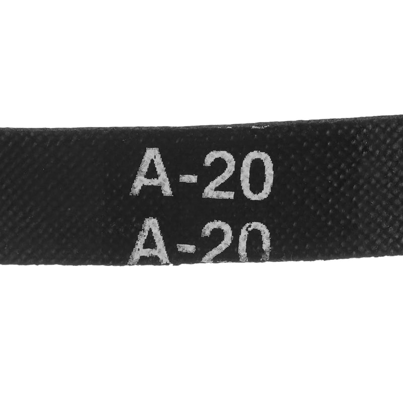 [Australia - AusPower] - uxcell 4pcs A20 or 4L220 Classic Wrapped Rubber V-Belt, 20"(508mm) Inside Circumference, A Profile V Belt 4 
