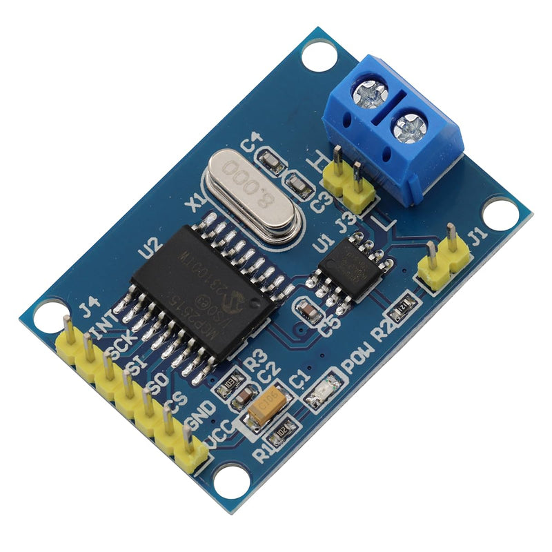 [Australia - AusPower] - Heevhas MCP2515 CAN Bus Module DC 5V TJA1050 Receiver Module SPI Controller Interface Card Behavior Module (Pack of 3) 