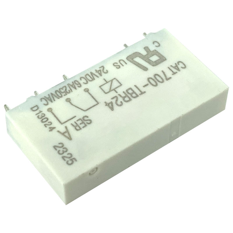 15-Pack CAT700-TBR24 Relay - 24VDC 6A/250VAC 5-Pin - Compatible for Allen-Bradley, Industrial Control Panels, HVAC & Automation Systems 15