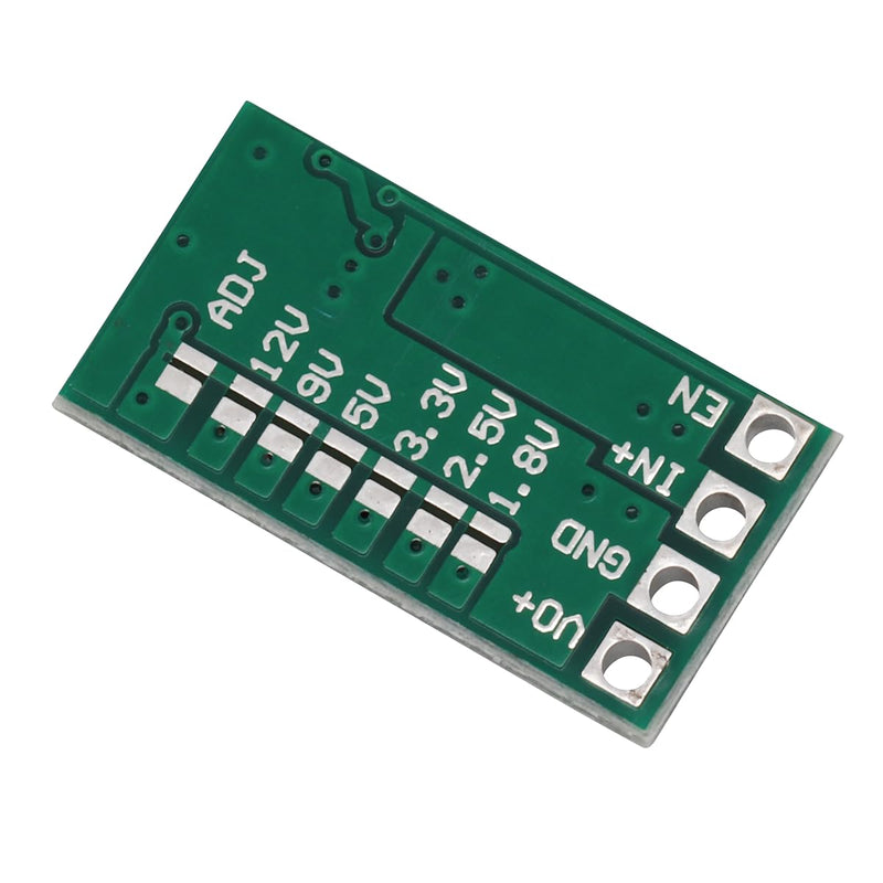 Mini Step-Down Power Supply Module Power Supply Adjustable Voltage Regulator DC-DC 4.0-20V, 12V 24V to 5V 3A Power Module (Pack of 5)