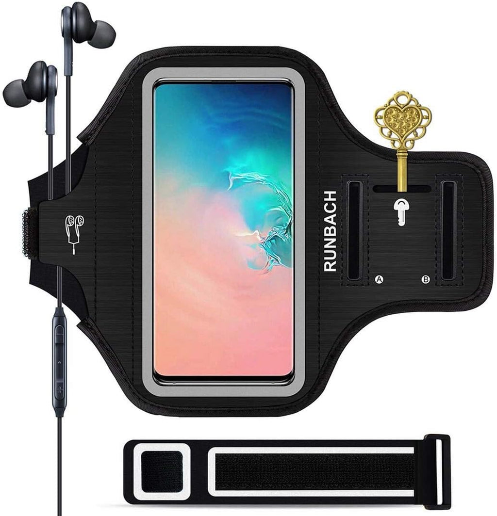 [Australia - AusPower] - RevereSport Samsung Galaxy Ultra S22/S21/S20 Running Armband. Sports Phone Arm Case Holder for Jogging, Gym Workouts 6.9" Screen 