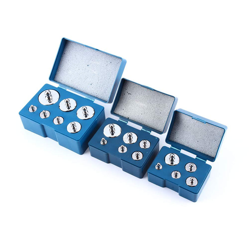 [Australia - AusPower] - 5pcs/6pcs/7pcs Set Calibration Weight Kit Scale Calibration Weight for Digital Jewelry Scale 105G 205G 500G Total Weight 