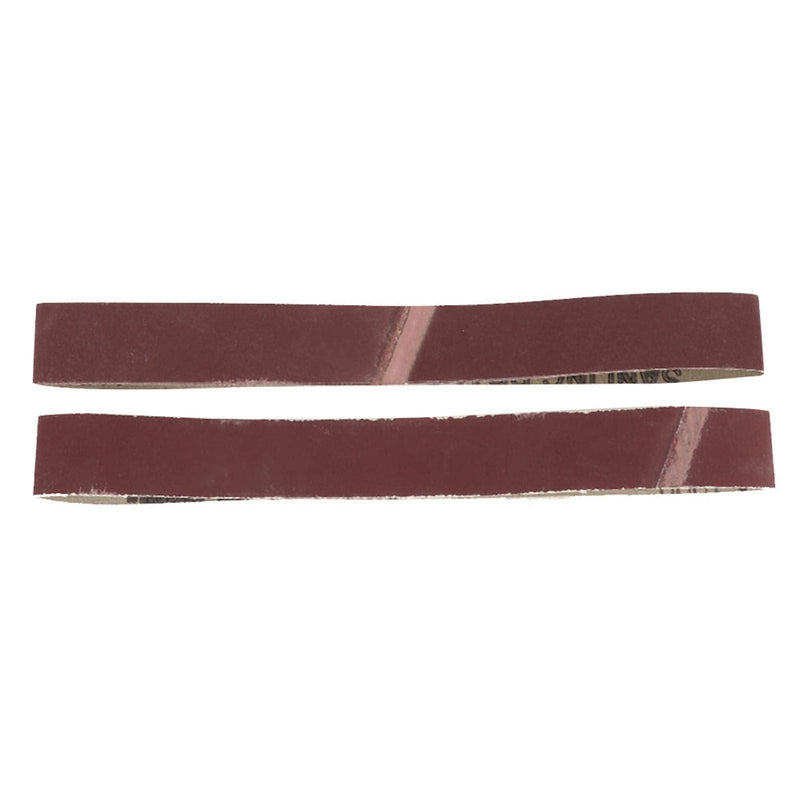 Pack of 10 Sandpaper, 1000 Sanding Belts Glass Polishing Tape for Sanding and Deburring Sand (30 x 533 mm)