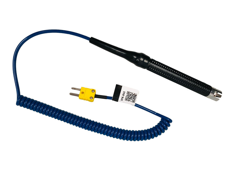 [Australia - AusPower] - TECPEL TPK-04S Type-K Thermocouple Surface Probe -50~300°C (-58~572°F) Ø15mm Handle Length 120mm 