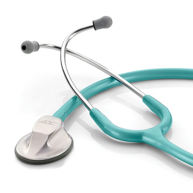 [Australia - AusPower] - ADC Adscope 615 Platinum Sculpted Clinician Stethoscope with Tunable AFD Technology, Metallic Caribbean 