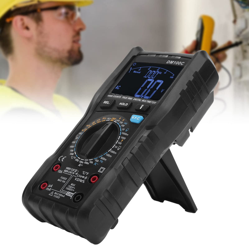 [Australia - AusPower] - Electrical Multimeter, Digital Hand‑Automatic Integration 10A/999.9V Multimeter DM100C for Electrical Maintenance 