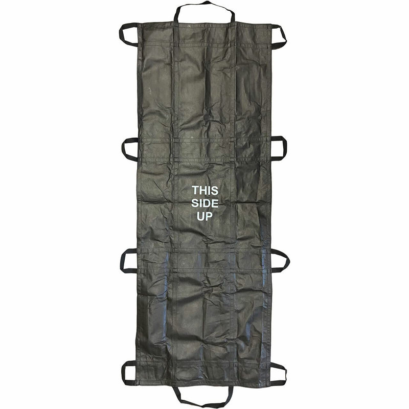 [Australia - AusPower] - The Original Rescue Essentials Brand QuikLitter, Black Nylon Handles, Non-Woven Fabric, 500 Lb Rated, Low Cost, Disposable for Patient Transfer, Casualty Evacuation 