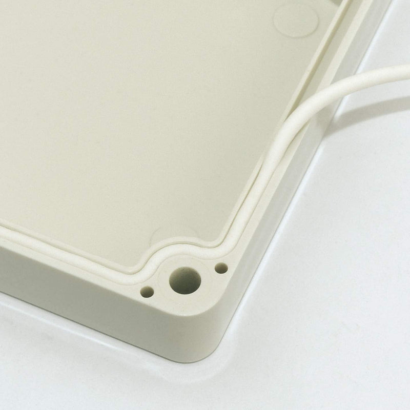 Blanko Modular Enclosure, Universal Housing Made of ABS Plastic with Lid, Multi-Purpose Housing with Mounting Points for Circuit Boards, IP 65 Protection Class, L x W x H 64 x 58 x 35 mm, Light Grey 64*58*35mm